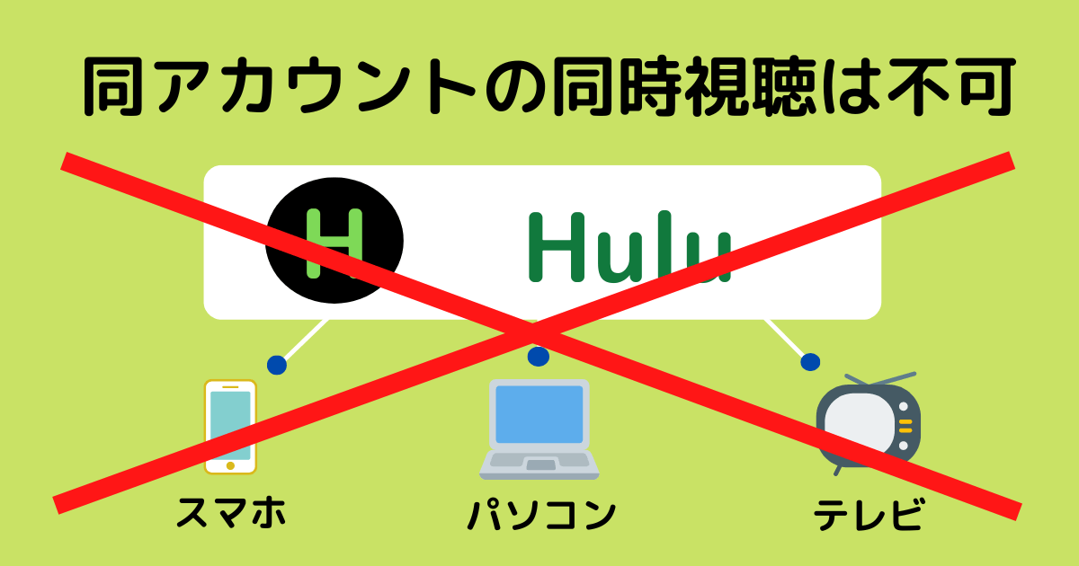 Hulu(フールー)は同時視聴ダメ?友達・家族と共有の可否も解説 | ドガヌマのグルメ